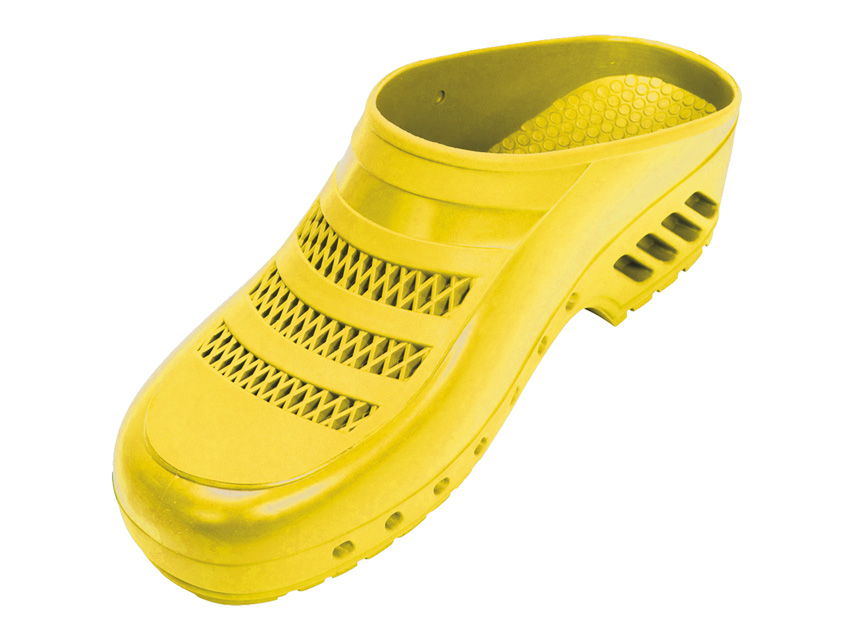 Washable Unisex Theatre Clogs Yellow